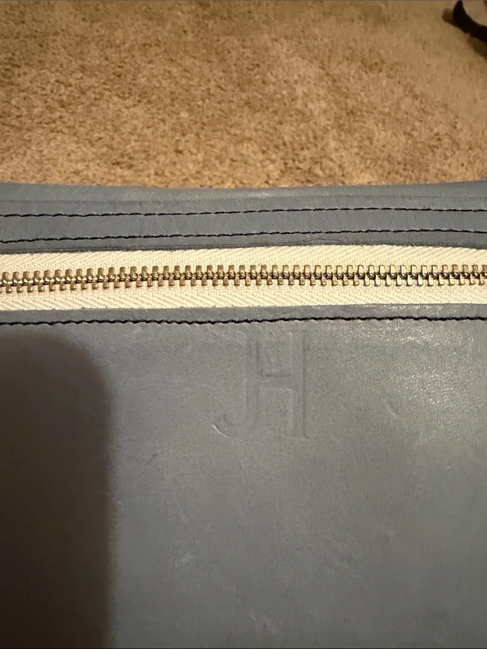 Jill’s homestead  Light Blue Wristlet Clutch Wallet